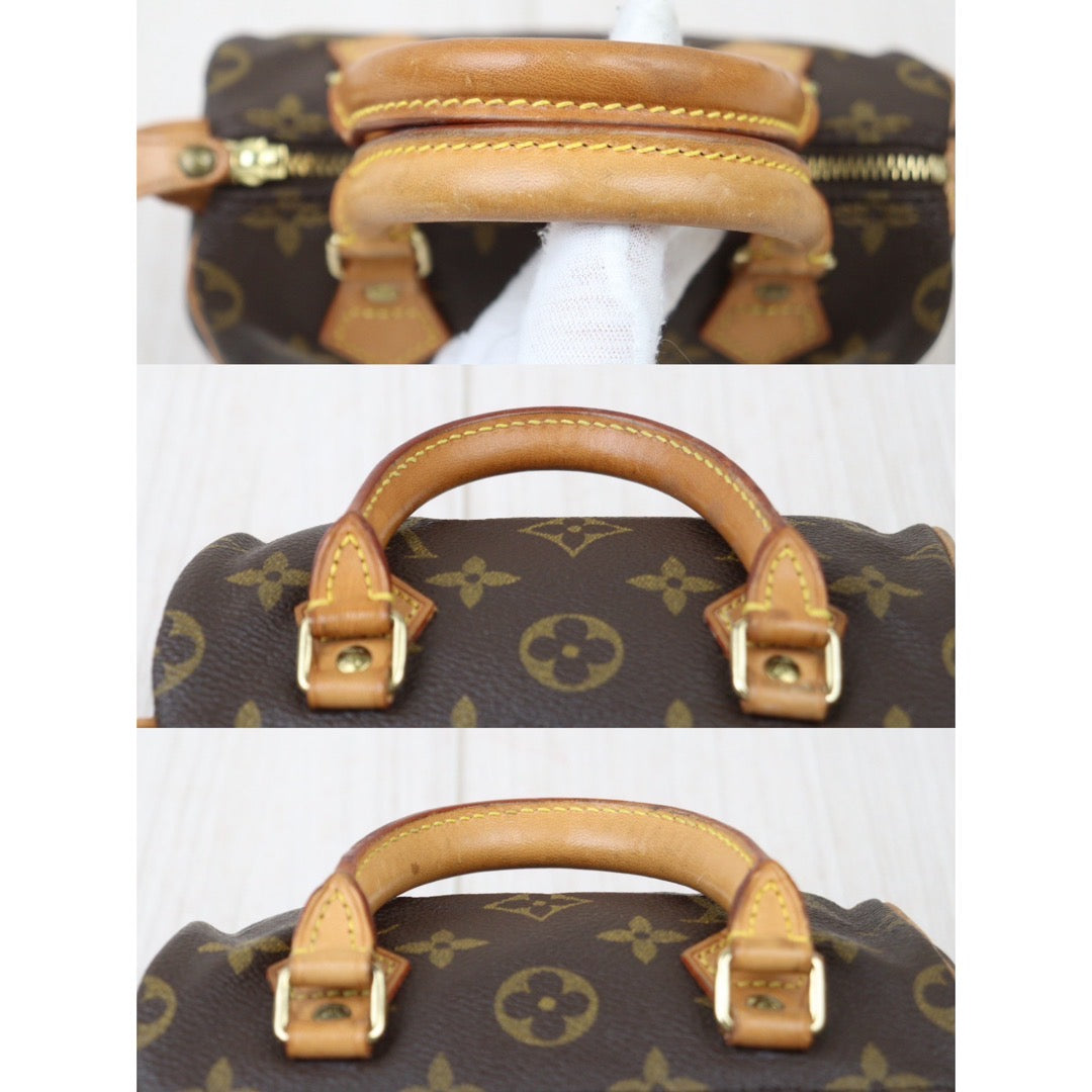 Rank AB ｜ LV Monogram Mini Speedy Handbag With Shoulder Strap｜24051304