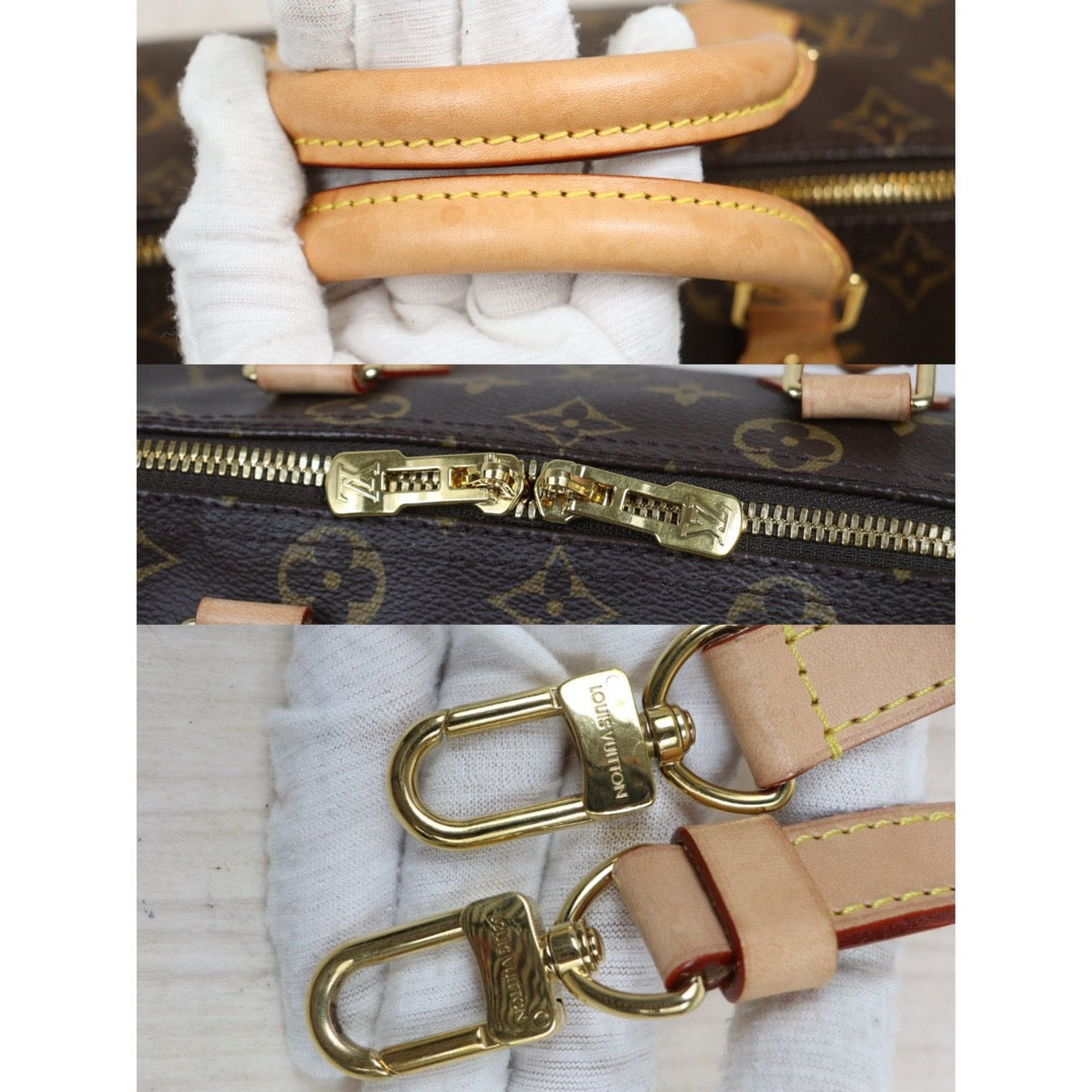 Include Entrupy Certificate of Authenticity｜Good ( Rank AB) ｜ Louis Vuitton Monogram Speedy 25 Hand Bag With Shoulder Strap IC Chips Model｜26032702