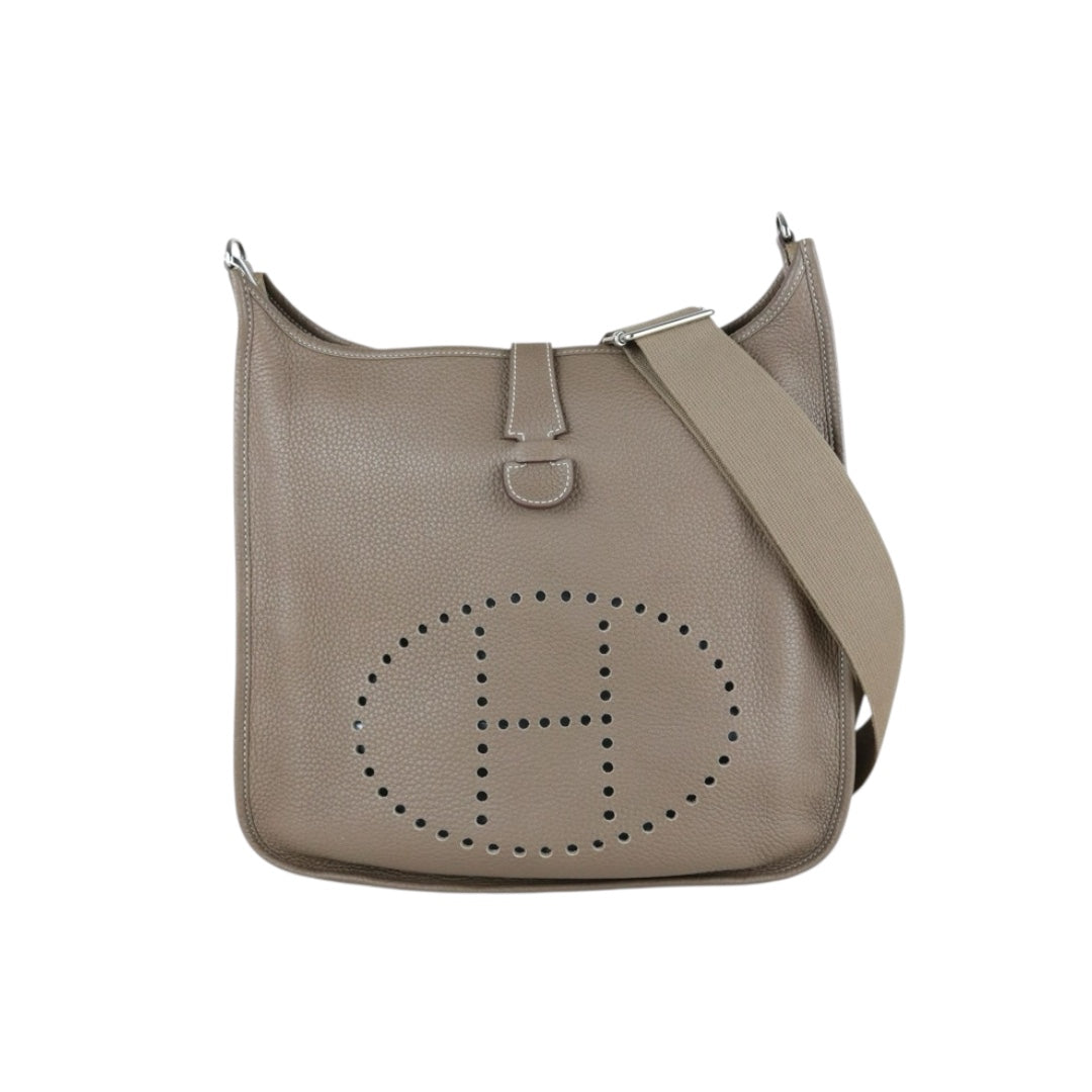 Very Good ( Rank A)｜ HERMES Evelyn 33 Shoulder Bag  C Stamp Grey ｜W25091102