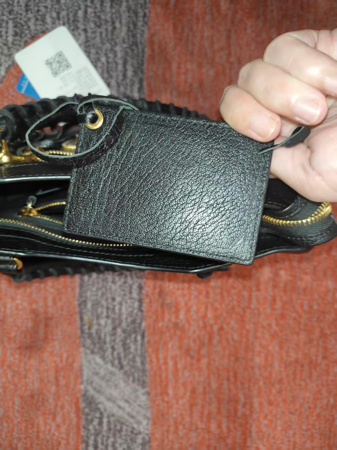 Balenciaga Le City Shoulder Bag Black