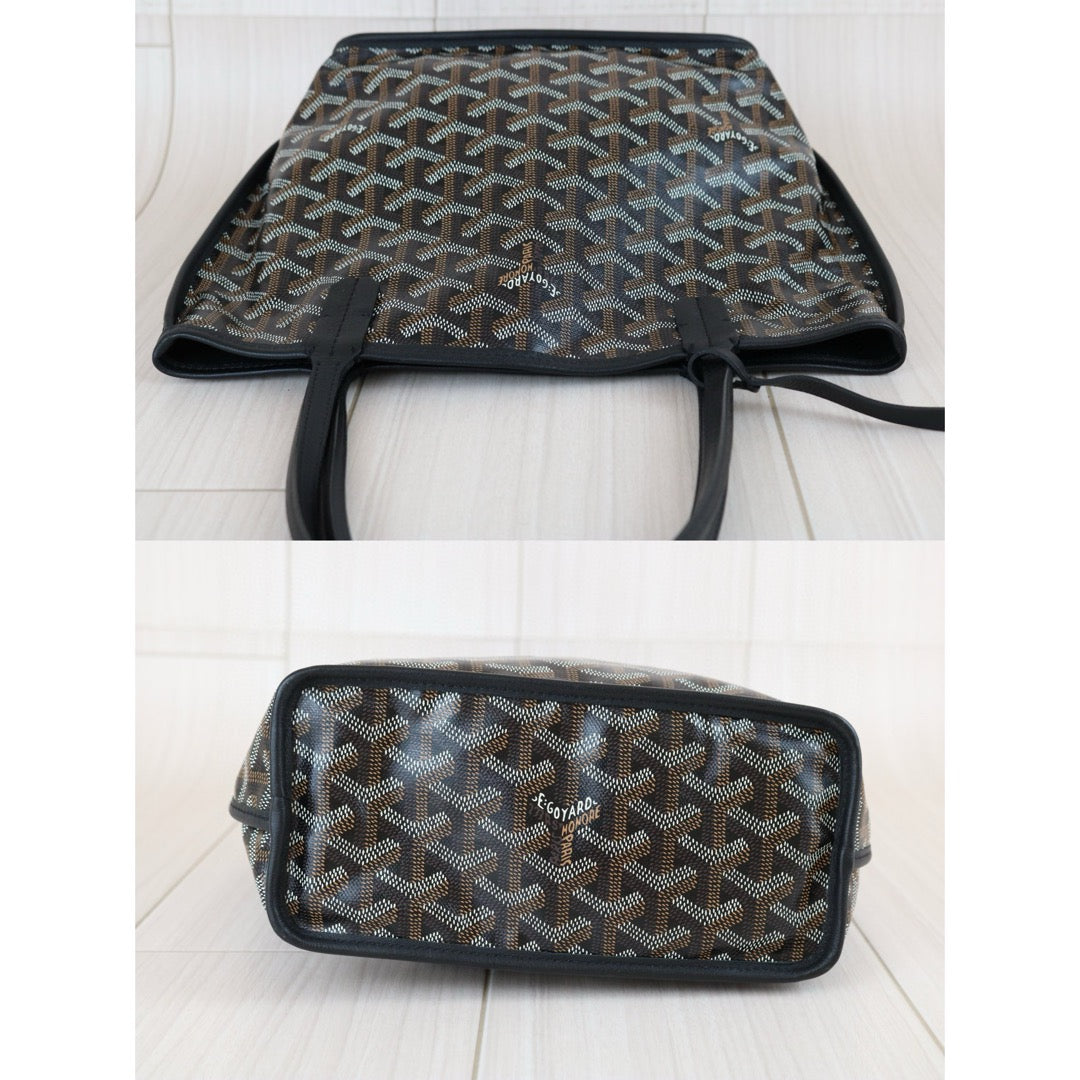 Very Good ( Rank A) ｜ Goyard Anyone Mini Tote Bag Black｜B24121307