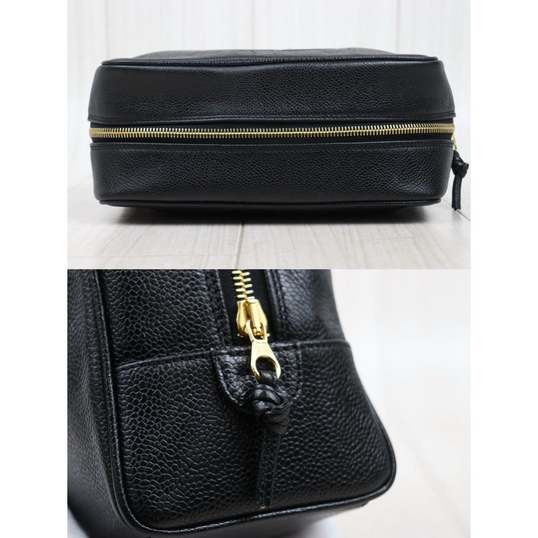 Very Good ( Rank A)｜ CHANEL Caviar Skin Vanity Handbag  Made In 1996～1997Year ｜25042101
