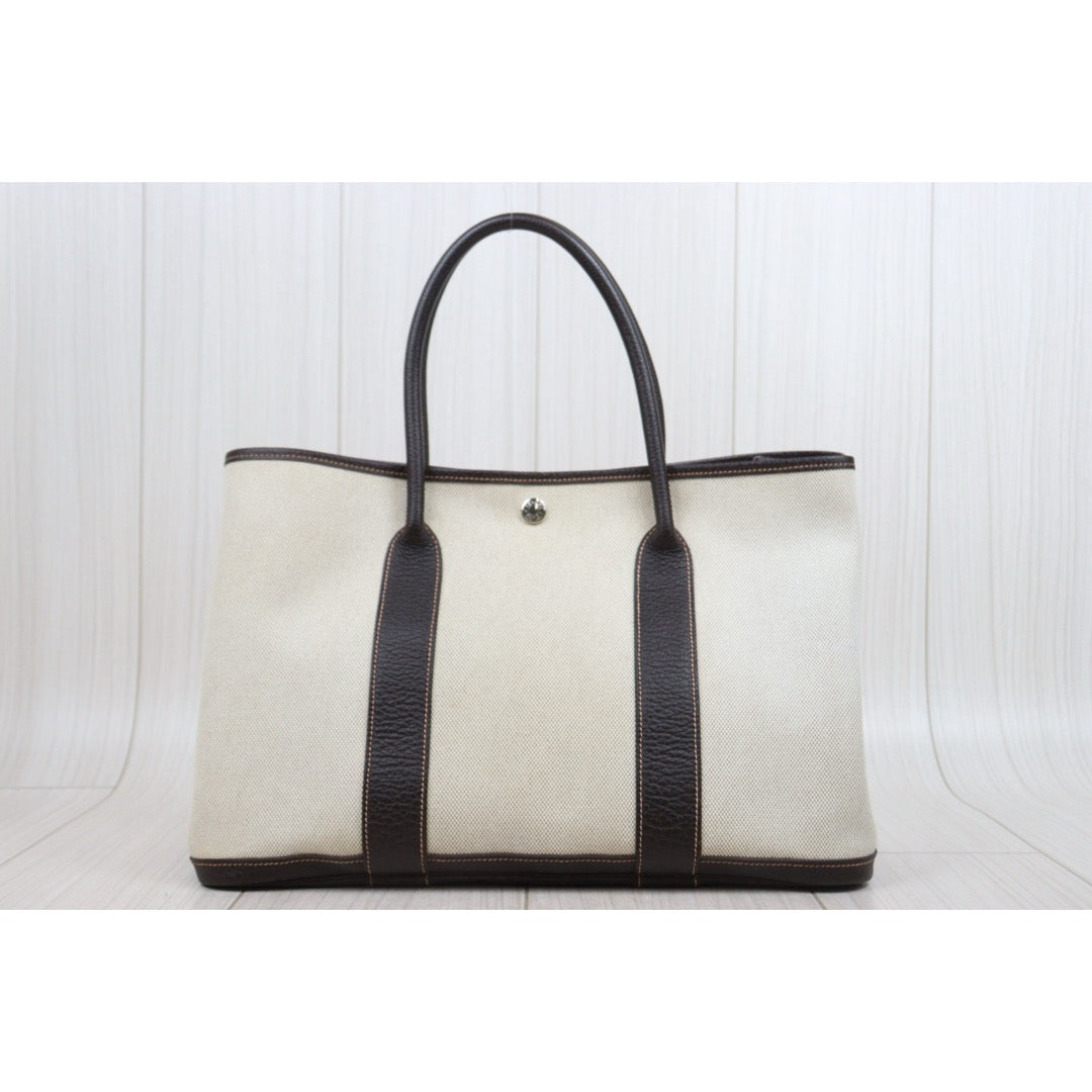 Good ( Rank AB)｜ HERMES Garden Party PM Handbag □H Stamp Made In 2004 Year｜25111308