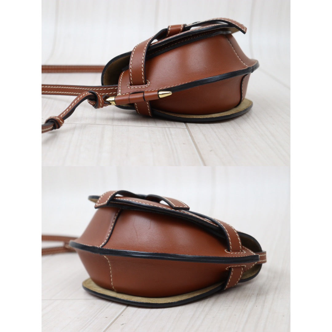 Very Good ( Rank A) ｜ Loewe Gate mini Shoulder Bag Caramel｜P24051325