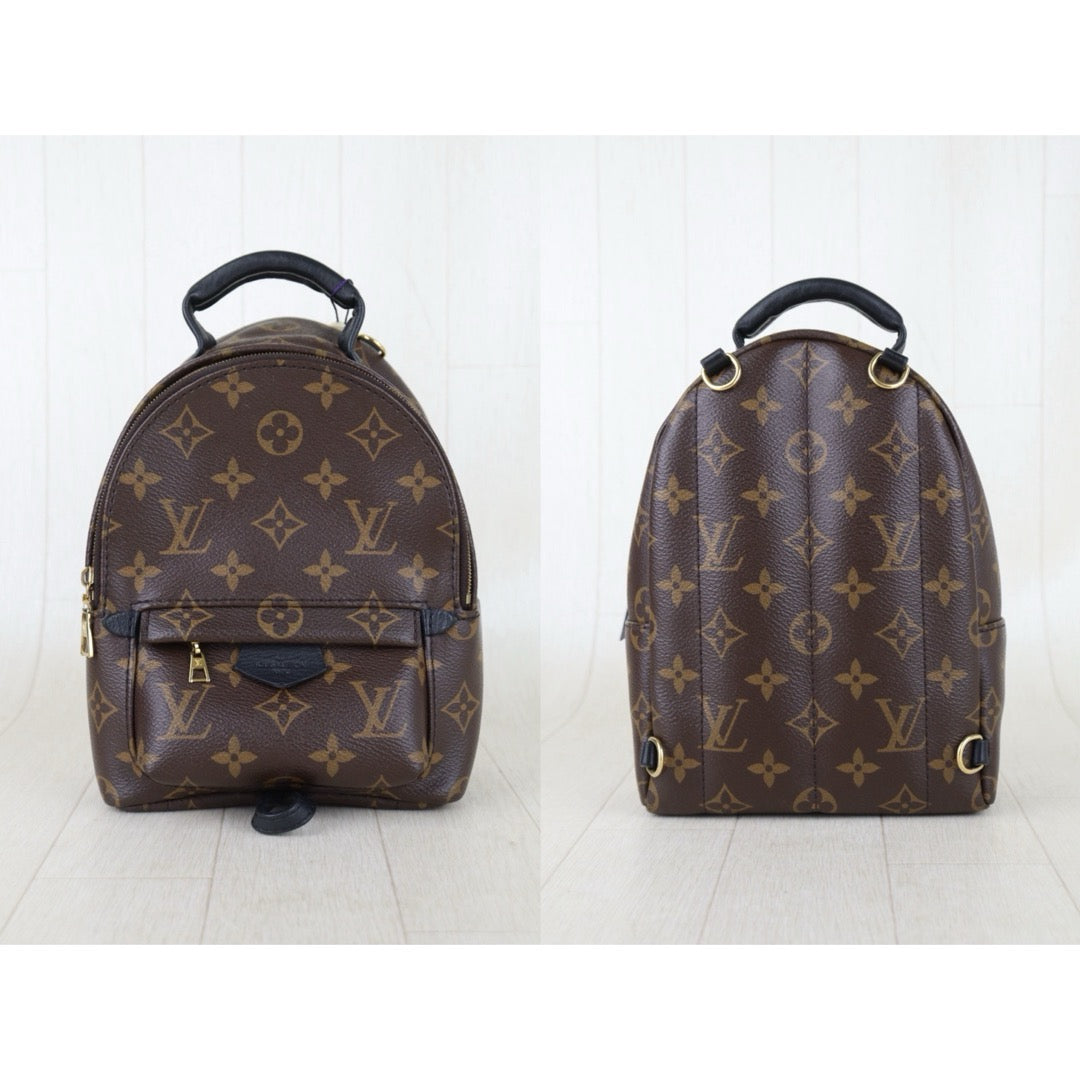 Include Entrupy Certificate of Authenticity｜Very Good ( Rank A)｜  Louis Vuitton Monogram Coated Canvas Mini Palm Springs Backpack IC Chips Model｜S26072528
