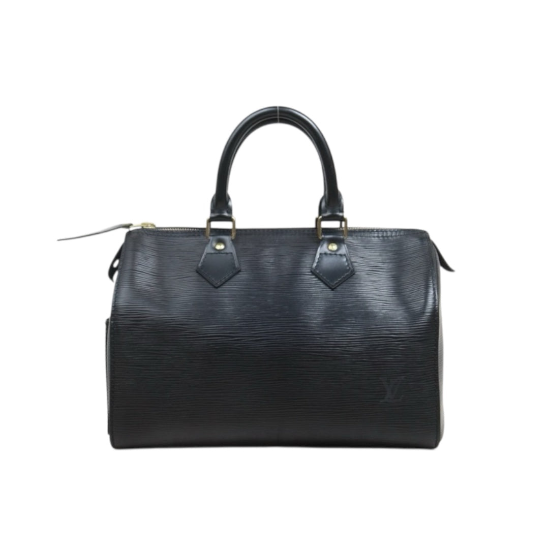 Include Entrupy Certificate of Authenticity｜Good ( Rank AB)｜Louis Vuitton Epi Speedy 25 Hand Bag Black｜26071303