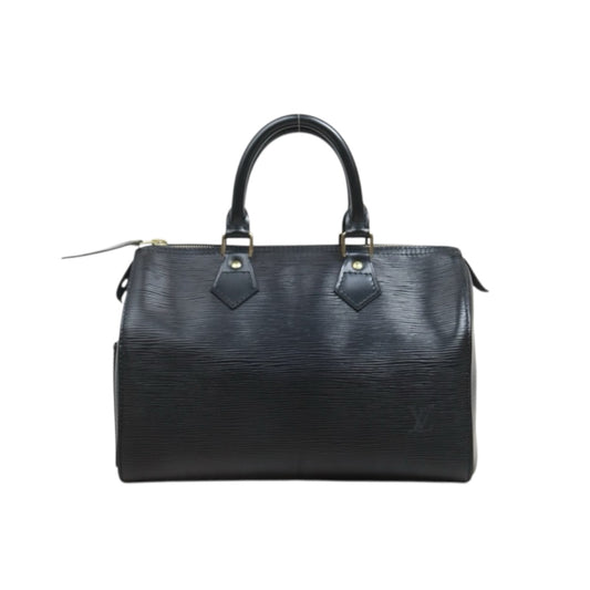 Include Entrupy Certificate of Authenticity｜Good ( Rank AB)｜Louis Vuitton Epi Speedy 25 Hand Bag Black｜26071303