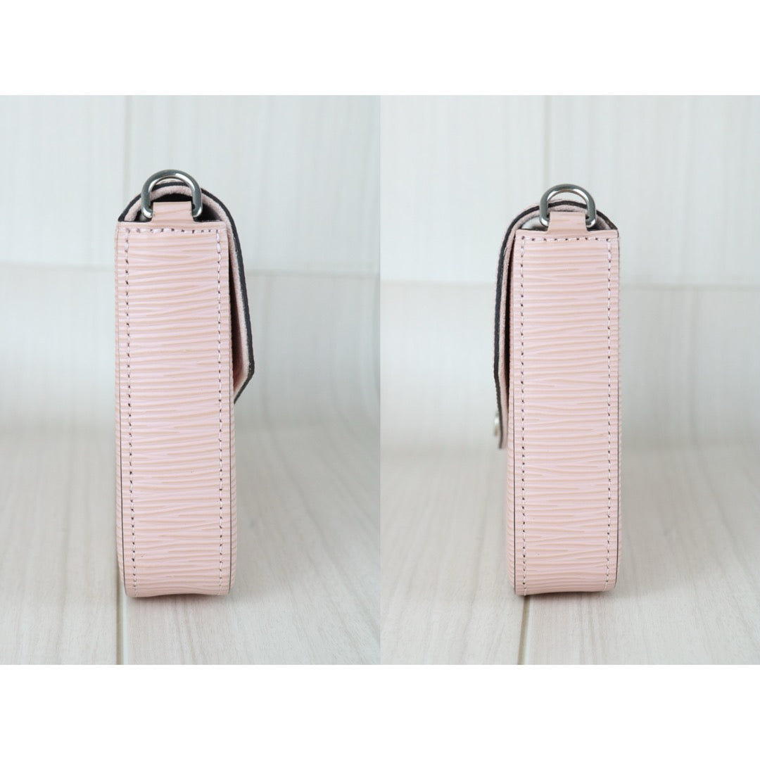 Good ( Rank AB)｜LV Epi Pochette Felicie Shoulder Bag Pink｜X25091411