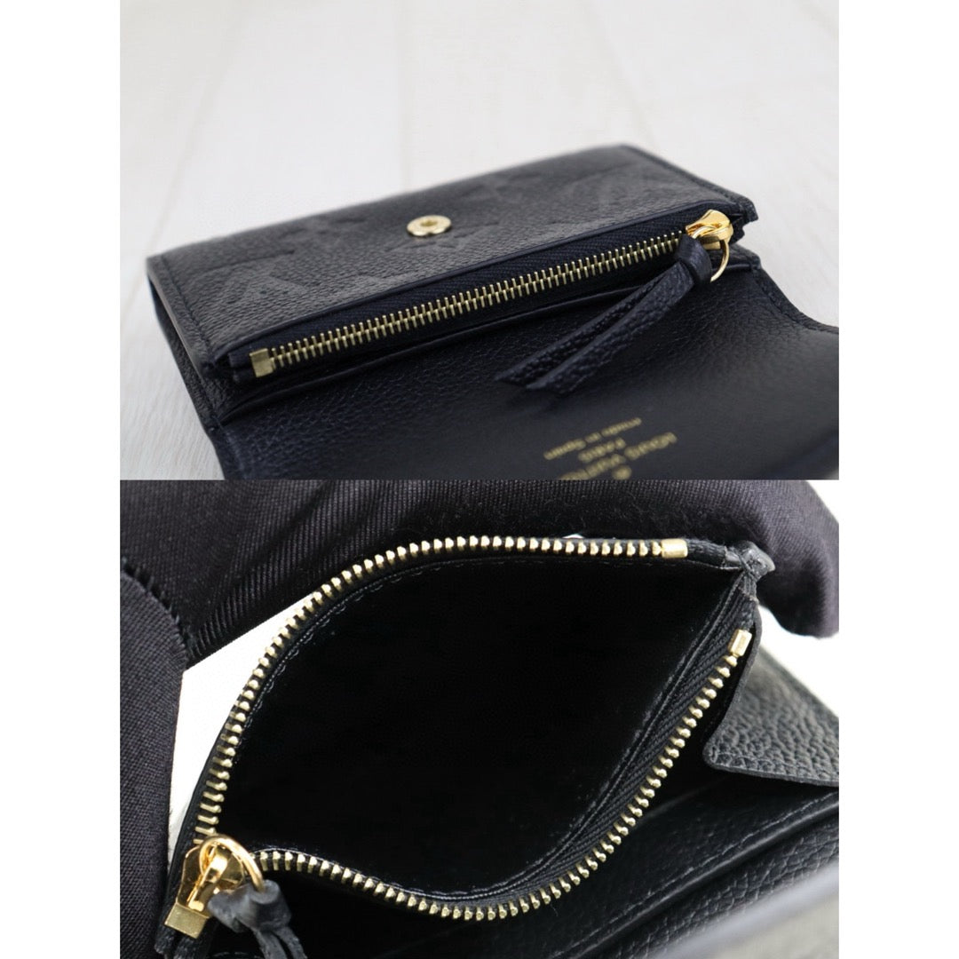Very Good ( Rank A)｜ LV Monogram Calf Skin Card Holder Black IC Chips Model ｜Counter Price ￥69,300JPY｜H25022602