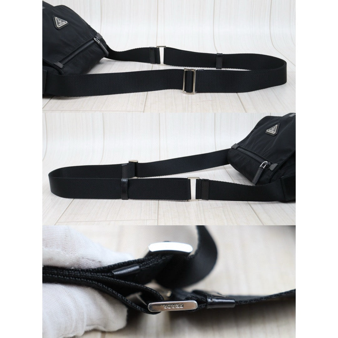 Very Good ( Rank A)｜Prada  Nylon PM ShoulderBag Black｜25042601