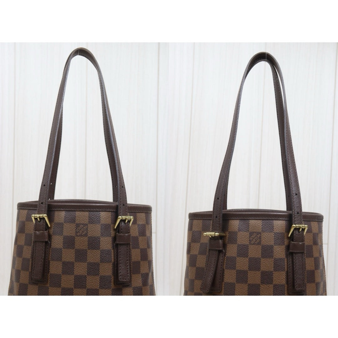 Include Entrupy Certificate of Authenticity｜Good ( Rank AB)｜ Louis Vuitton Damier Bucket PM Tote Bag｜26070904