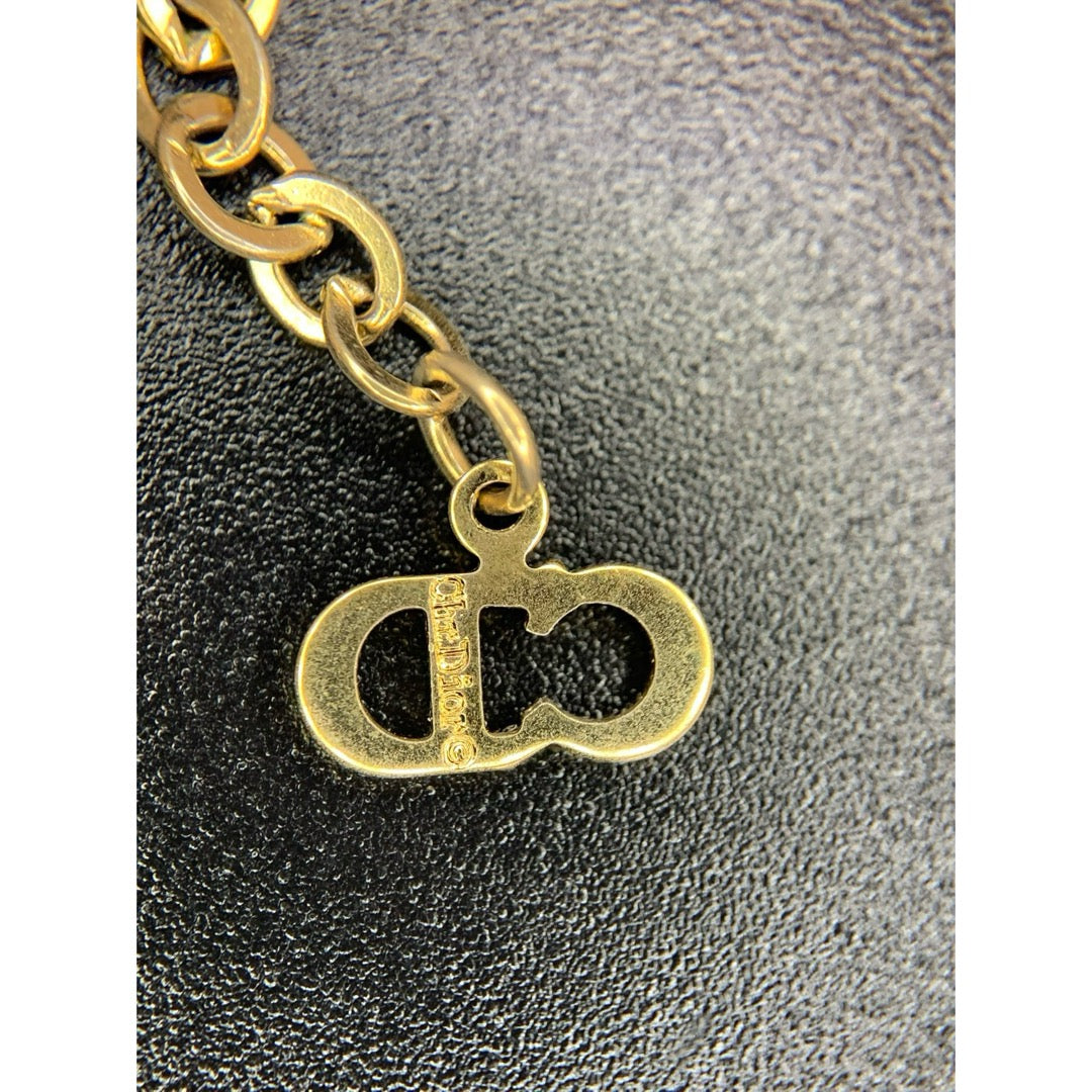 Very Good ( Rank A)｜ Dior CD  Necklace Earring Set ｜25062608