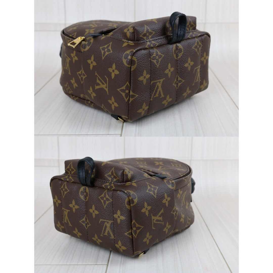 Include Entrupy Certificate of Authenticity｜Very Good ( Rank A)｜  Louis Vuitton Monogram Coated Canvas Mini Palm Springs Backpack｜X26100701