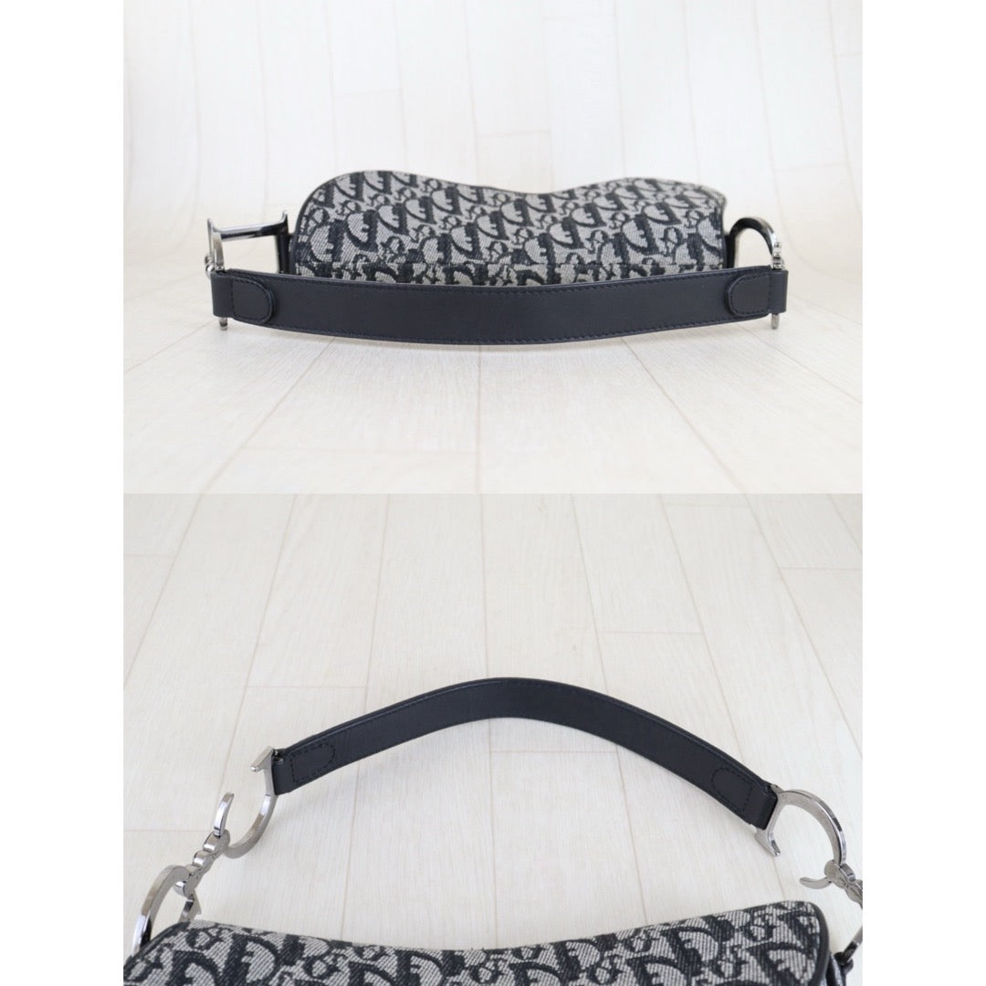 Include Entrupy Certificate of Authenticity｜Very Good ( Rank A)｜Dior Trotter Saddle Shoulder Bag Medium｜S26012704