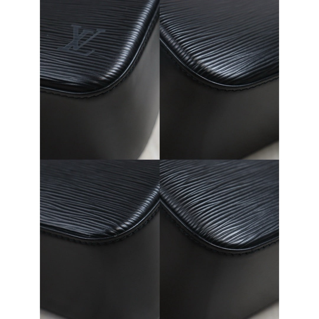 Include Entrupy Certificate of Authenticity｜Very Good ( Rank A)｜ Louis Vuitton Epi  Shoulder Bag Black｜26080101