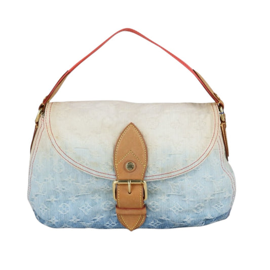 Good ( Rank AB) ｜  LV Monogram Denim  Sunshine Blue Ombre Shoulder Bag  ｜B25012209