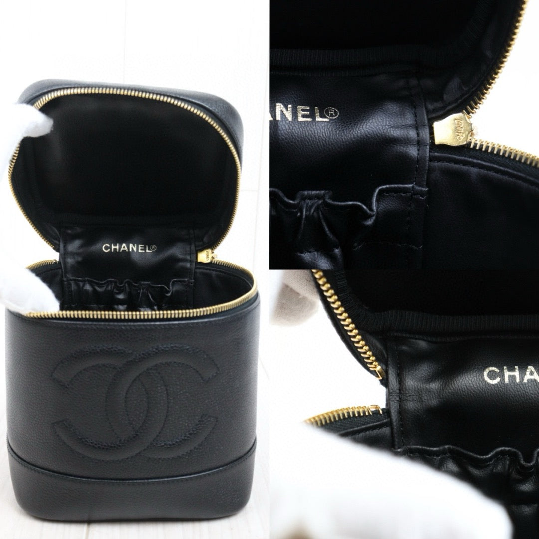 Good ( Rank AB)｜ CHANEL Caviar Skin Vanity Handbag  Made In 1996～1997Year ｜25041010