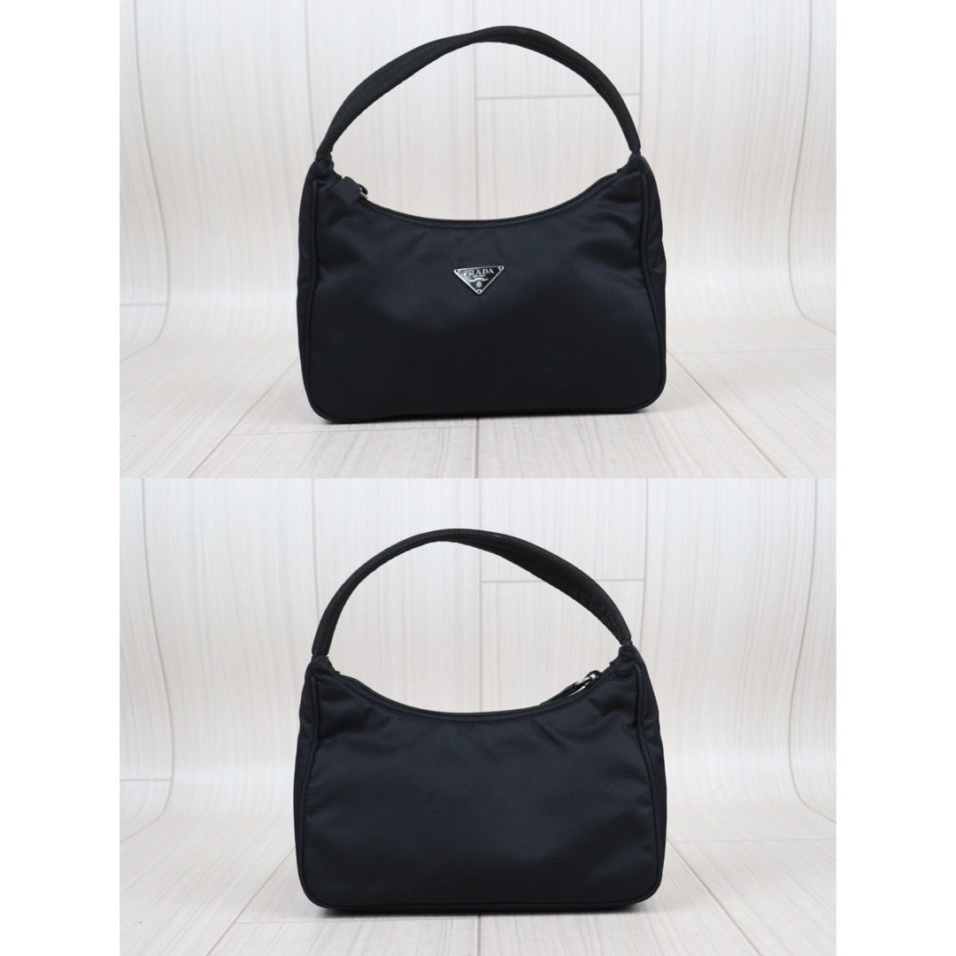 Rank A ｜ PRADA HOBO HandBag Black｜23120806