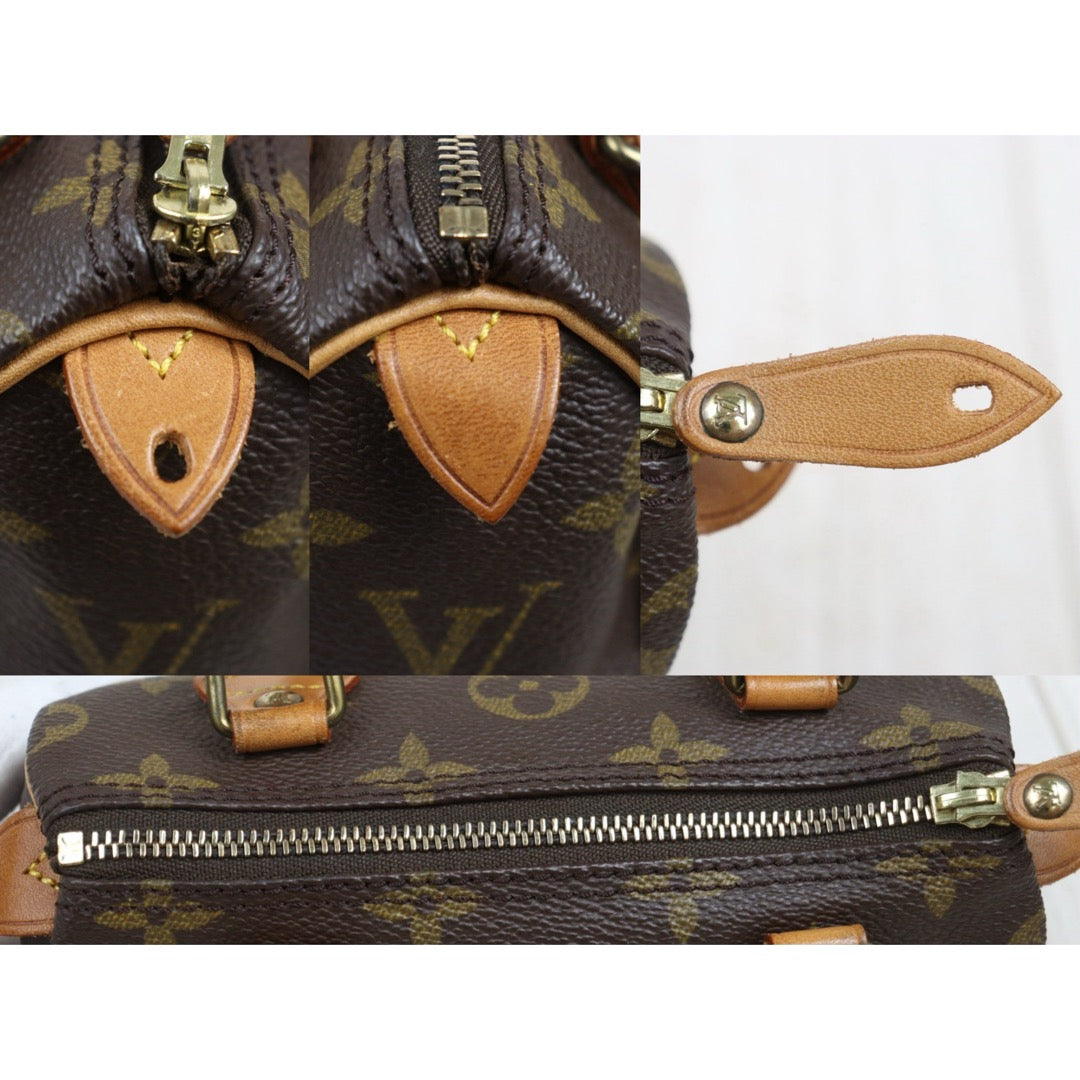 Include Entrupy Certificate of Authenticity｜Good ( Rank AB)｜ Louis Vuitton Monogram Mini Speedy Hand Bag  With Shoulder Strap｜26042808
