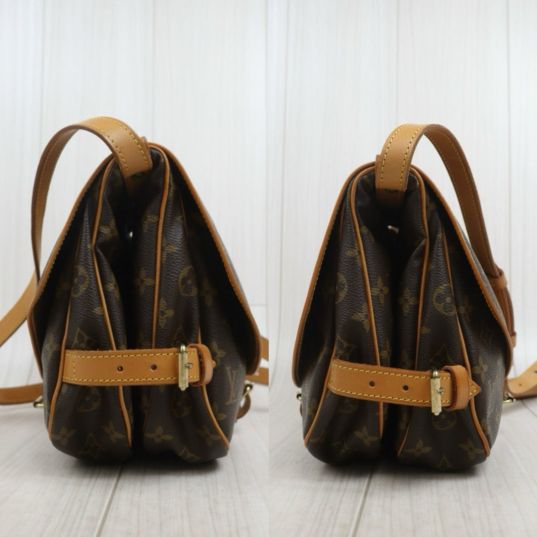 Include Entrupy Certificate of Authenticity｜Very Good ( Rank A) ｜ Louis Vuitton Monogram Saumur 30 Shoulder Bag｜26083105