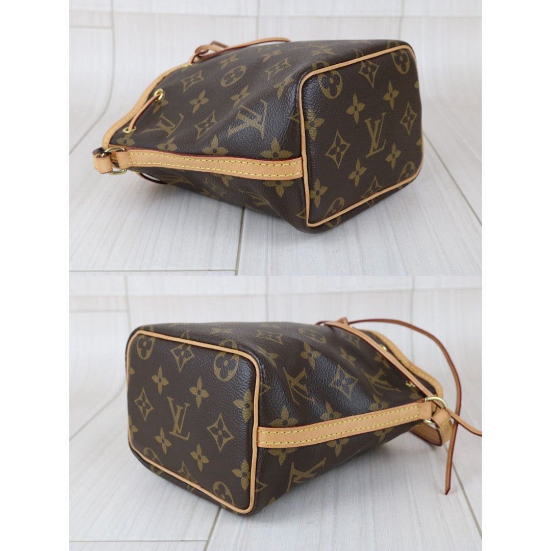 Include Entrupy Certificate of Authenticity｜Good ( Rank AB)｜ Louis Vuitton Monogram  Nano Noe  Shoulder Bag IC Chips Model｜X26042004