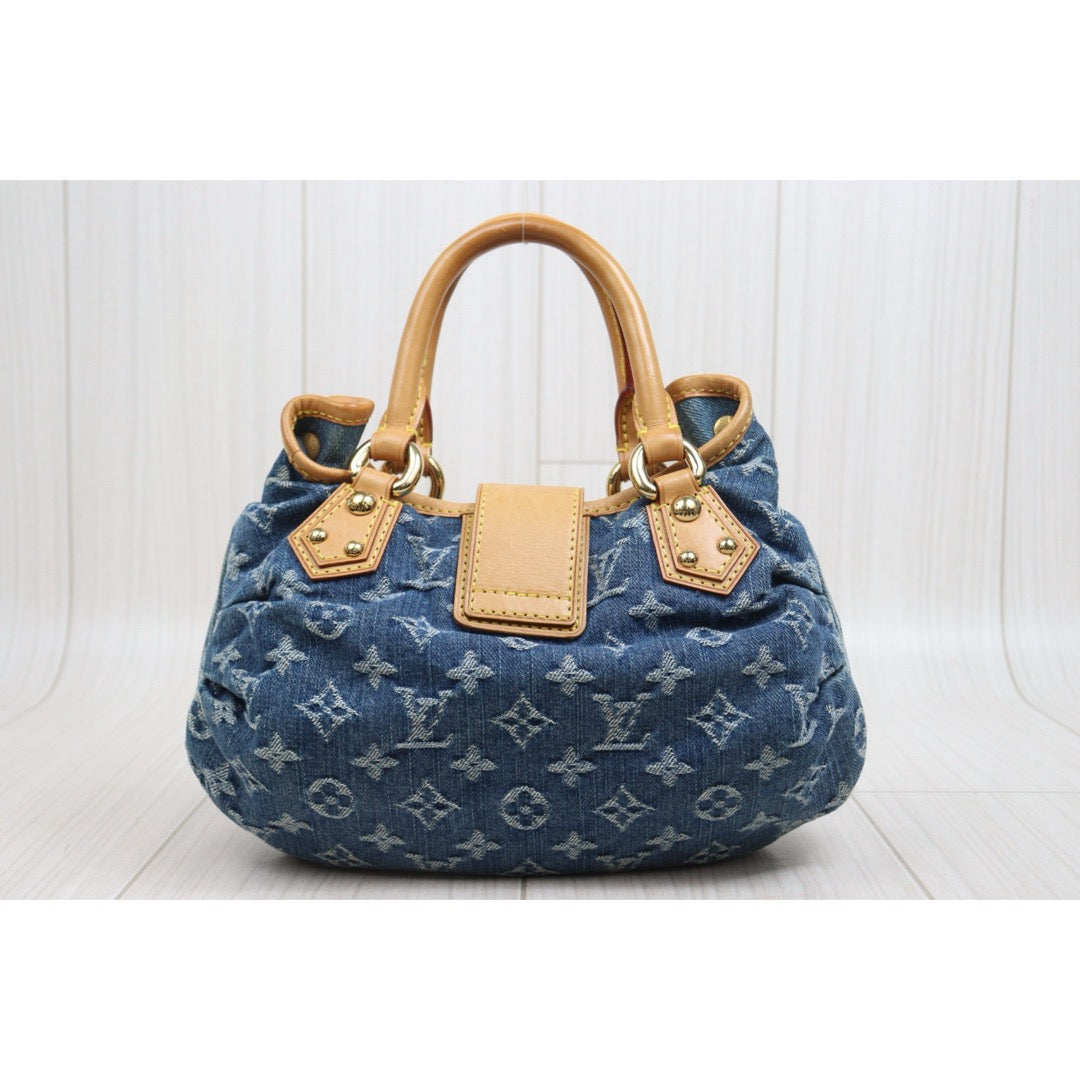Include Entrupy Certificate of Authenticity｜Good ( Rank AB)｜ Louis Vuitton Monogram Denim Pleaty Hand Bag ｜S26060608