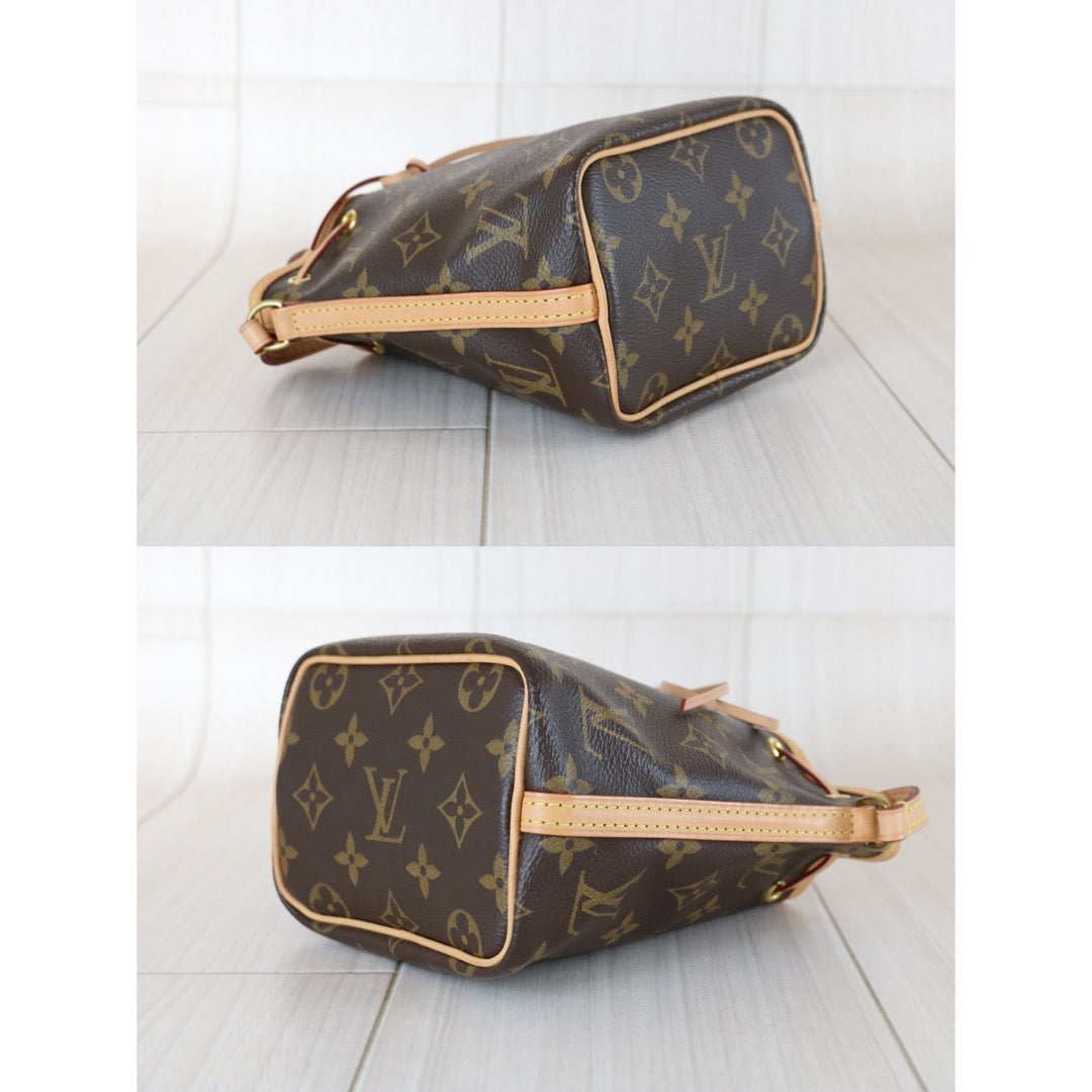 Include Entrupy Certificate of Authenticity｜Very Good ( Rank A)｜ Louis Vuitton Monogram  Nano Noe  Shoulder Bag ｜X26031203