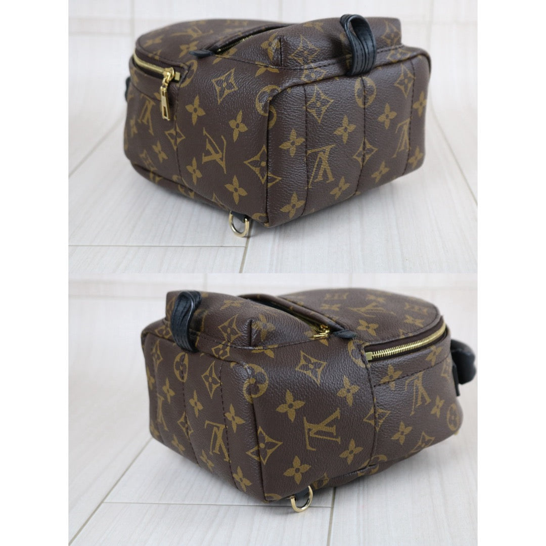 Include Entrupy Certificate of Authenticity｜Very Good ( Rank A)｜  Louis Vuitton Monogram Coated Canvas Mini Palm Springs Backpack｜S26072607