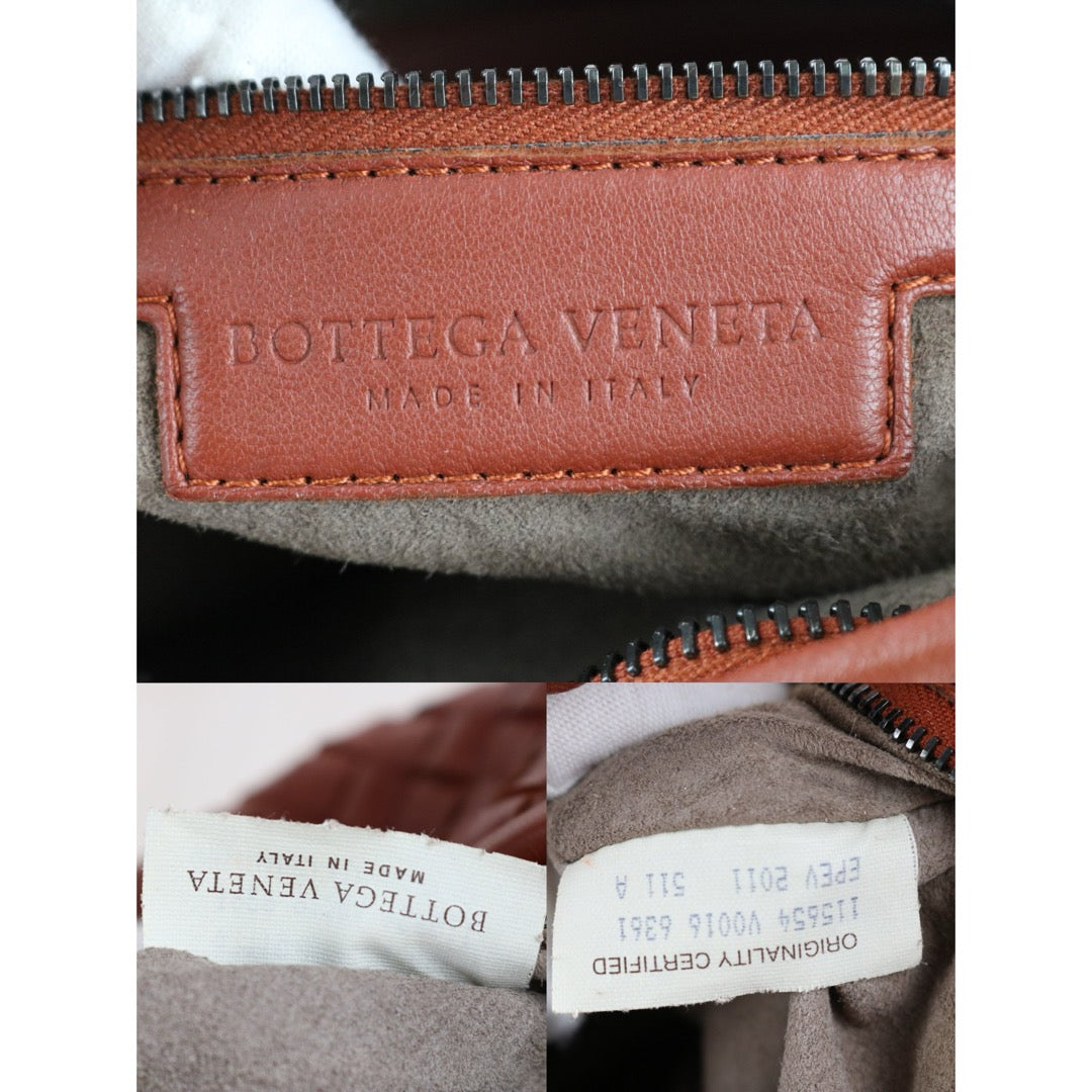 Good ( Rank AB)｜ Bottega Veneta Lamb Skin Braid Shoulder Bag Brick Red｜S25081804