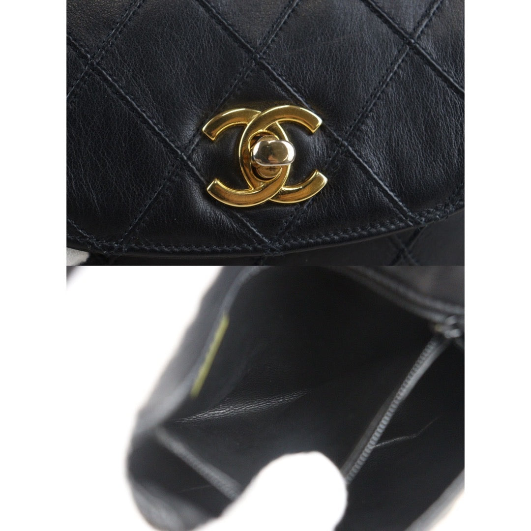 Rank A ｜ CHANEL Matrasse Lambskin Waist Bag｜23082619