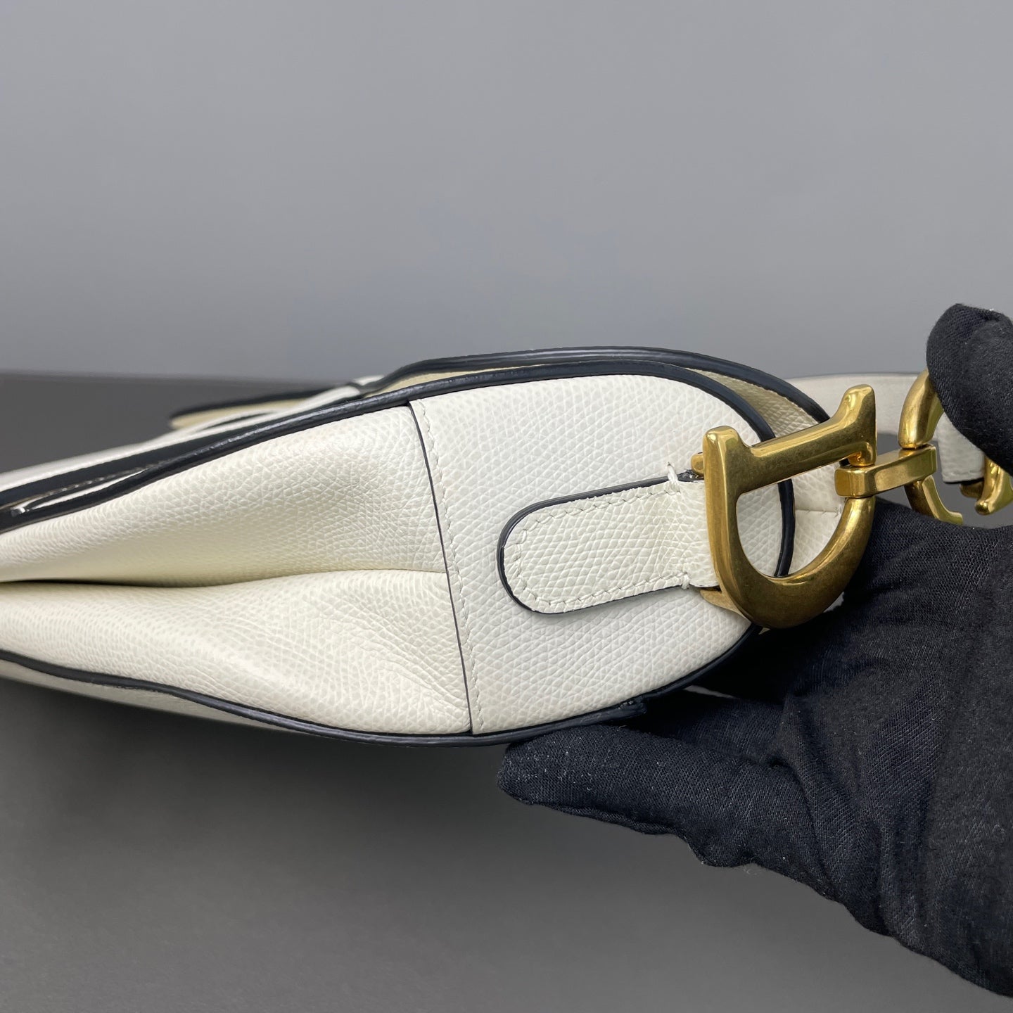 Very Good ( Rank A)｜Dior  Saddle Shoulder Bag Medium White