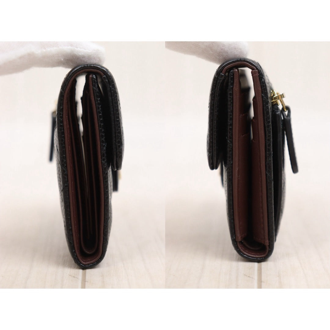 Very Good ( Rank A)｜Chanel Caviar Skin Black Wallet Made In 2021-2022Year ｜25090110