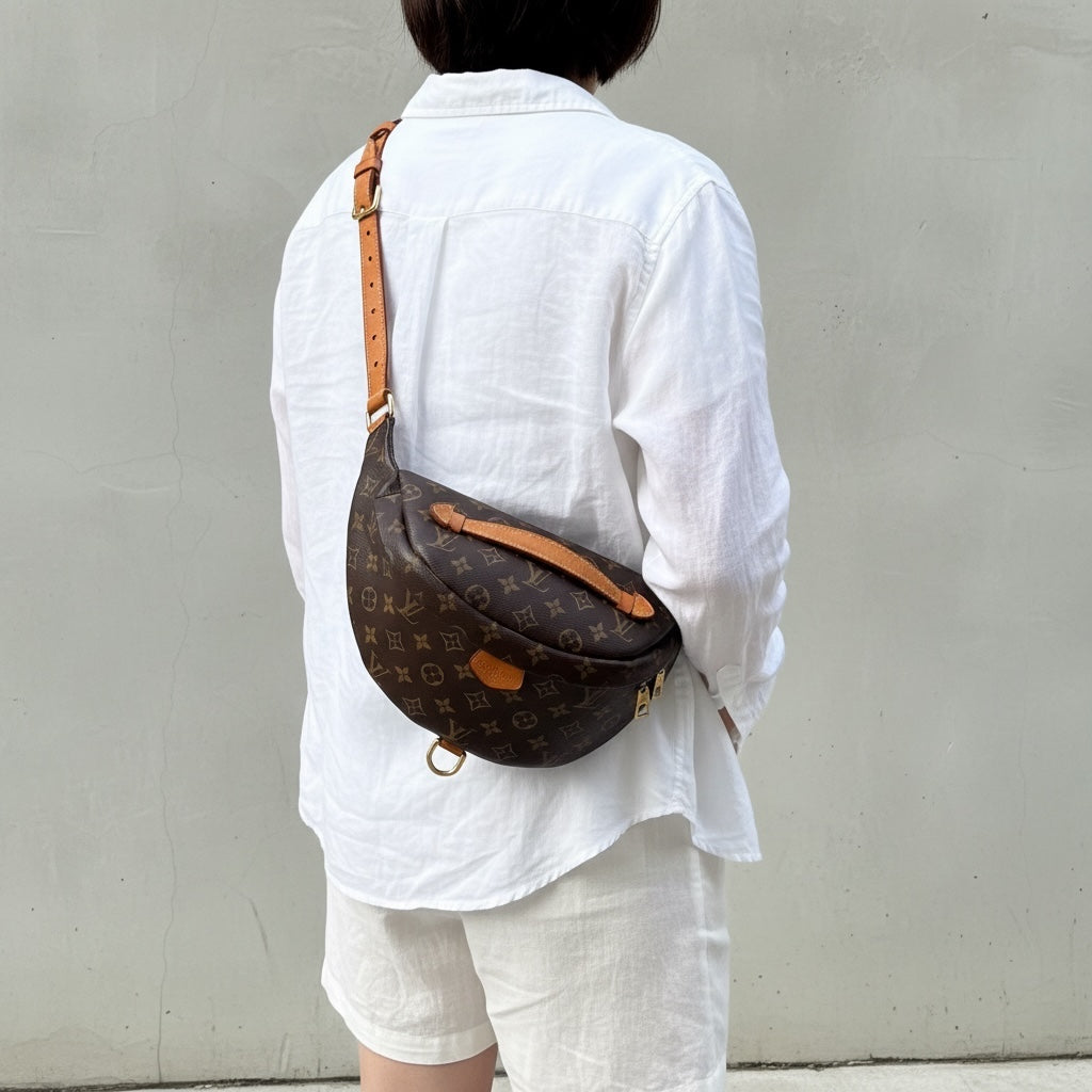 Include Entrupy Certificate of Authenticity｜Very Good ( Rank A)｜Louis Vuitton Monogram Coated Canvas Bumbag Shoulder Bag Waist Bag Sling Bag ｜S26060129