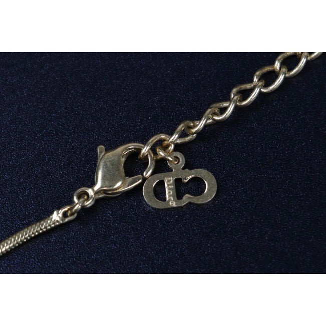 Very Good ( Rank A)  ｜ Dior CD Rhinestone Necklace ｜V24030756