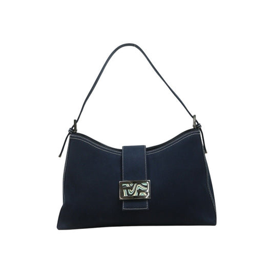 Include Entrupy Certificate of Authenticity｜Good ( Rank AB)｜  FENDI Denim  Shoulder Bag  ｜26082105