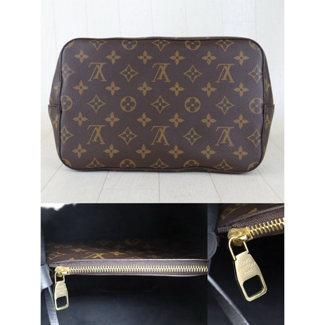 Include Entrupy Certificate of Authenticity｜Very Good ( Rank A)｜ Louis Vuitton Monogram Neo Noe Shoulder Bag Black Current Model IC Chips Model ｜S26022802
