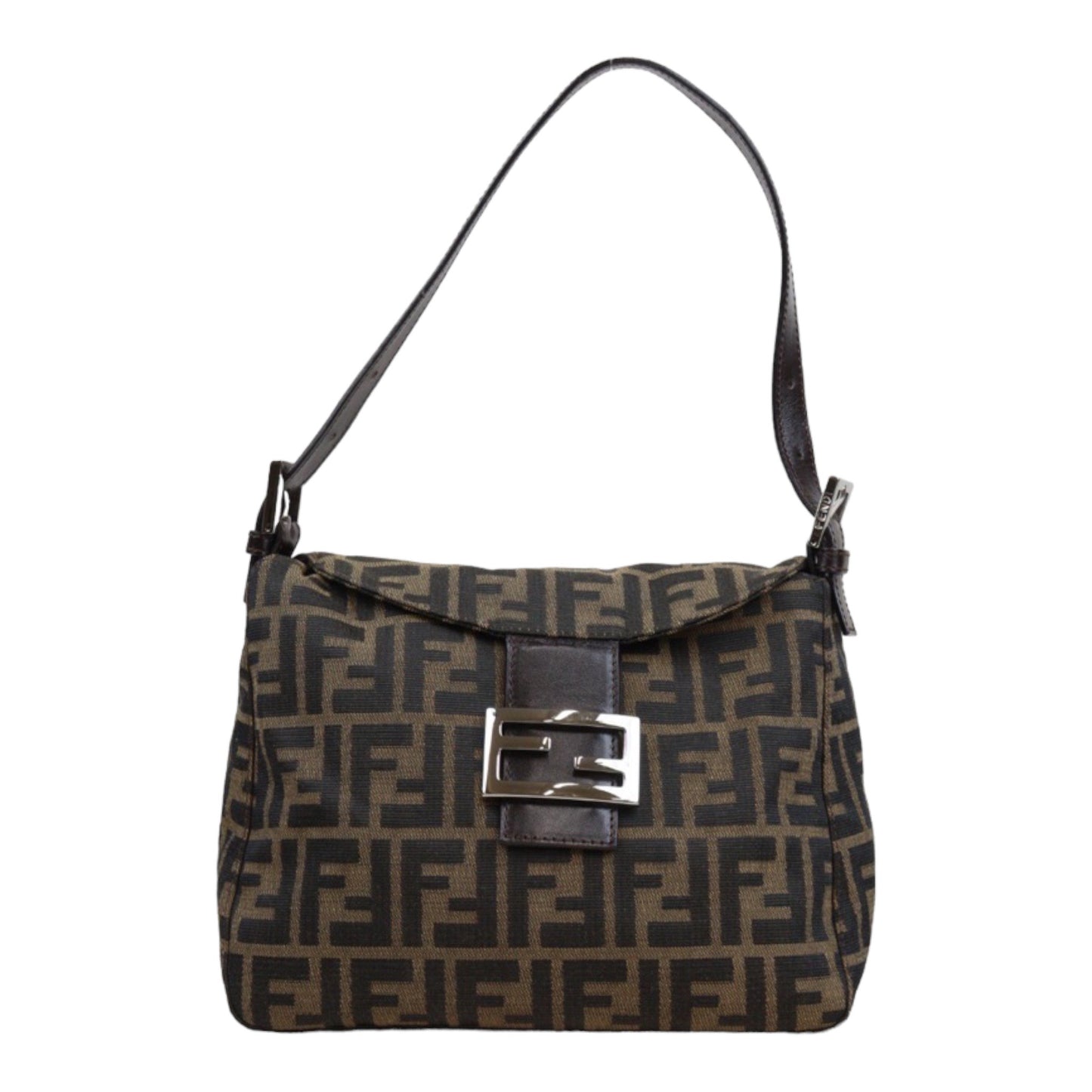 Rank A｜ FENDI Zucca Mamma Shoulder Bag ｜24031210