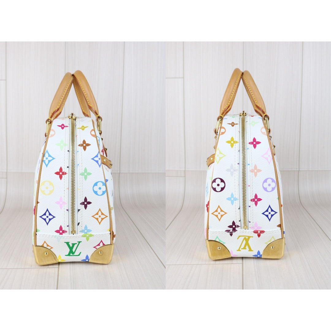 Include Entrupy Certificate of Authenticity｜Very Good ( Rank A)｜ Louis Vuitton Takashi Murakam Multi Monogram Trouville Hand Bag｜S26040805
