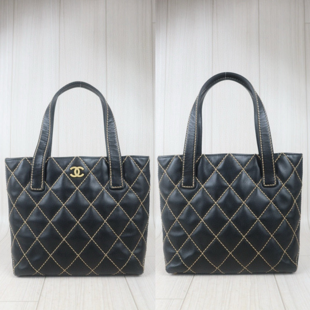 Good ( Rank AB)
｜ CHANEL Calf Leather Hand Bag Made In 2002～2003Year｜V24082015