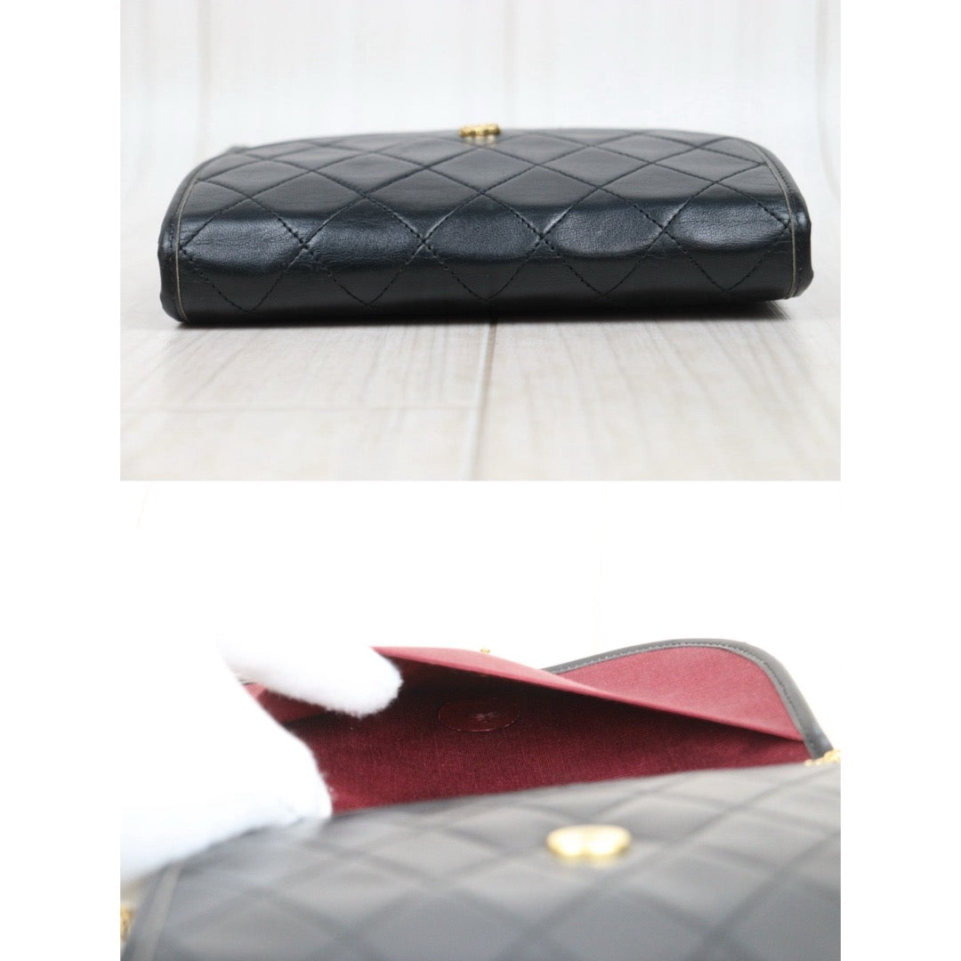 Very Good ( Rank A)｜ CHANEL Mini Coco Mark  Lambskin Matrasse Chain Shoulder Bag ｜25120617
