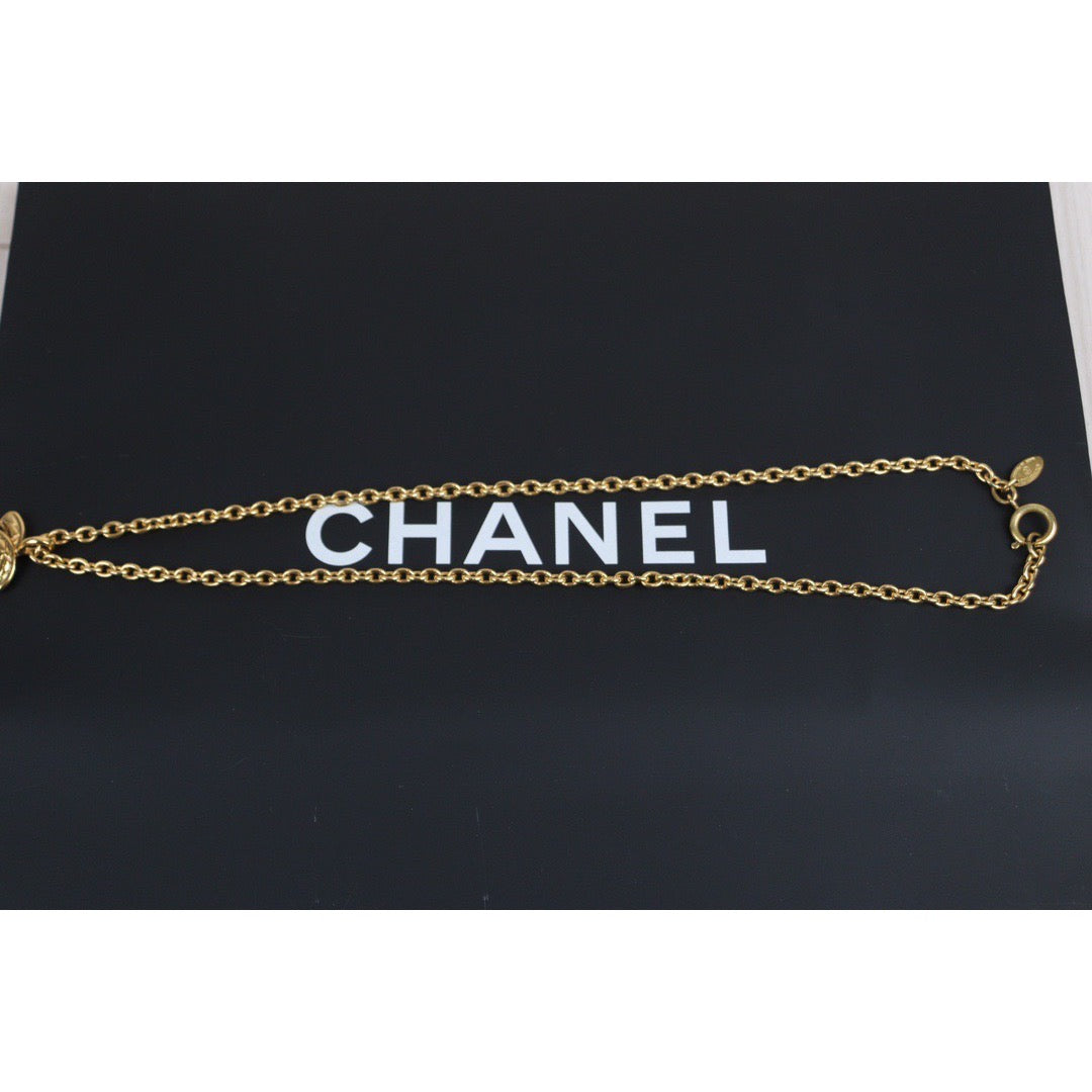 Rank A ｜ Chanel Vintage Coco Mark 18K Gold Plating Necklace ｜23112115 – BRAND  GET
