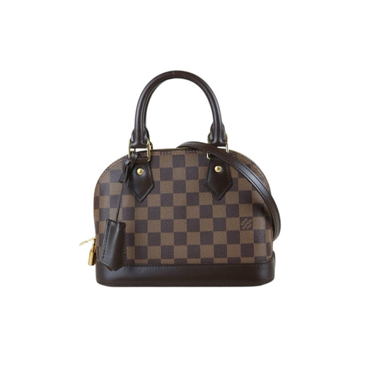 Include Entrupy Certificate of Authenticity｜Excellent（Rank SA）｜Louis Vuitton Damier Alma BB HandBag Shoulder Bag｜S26040816