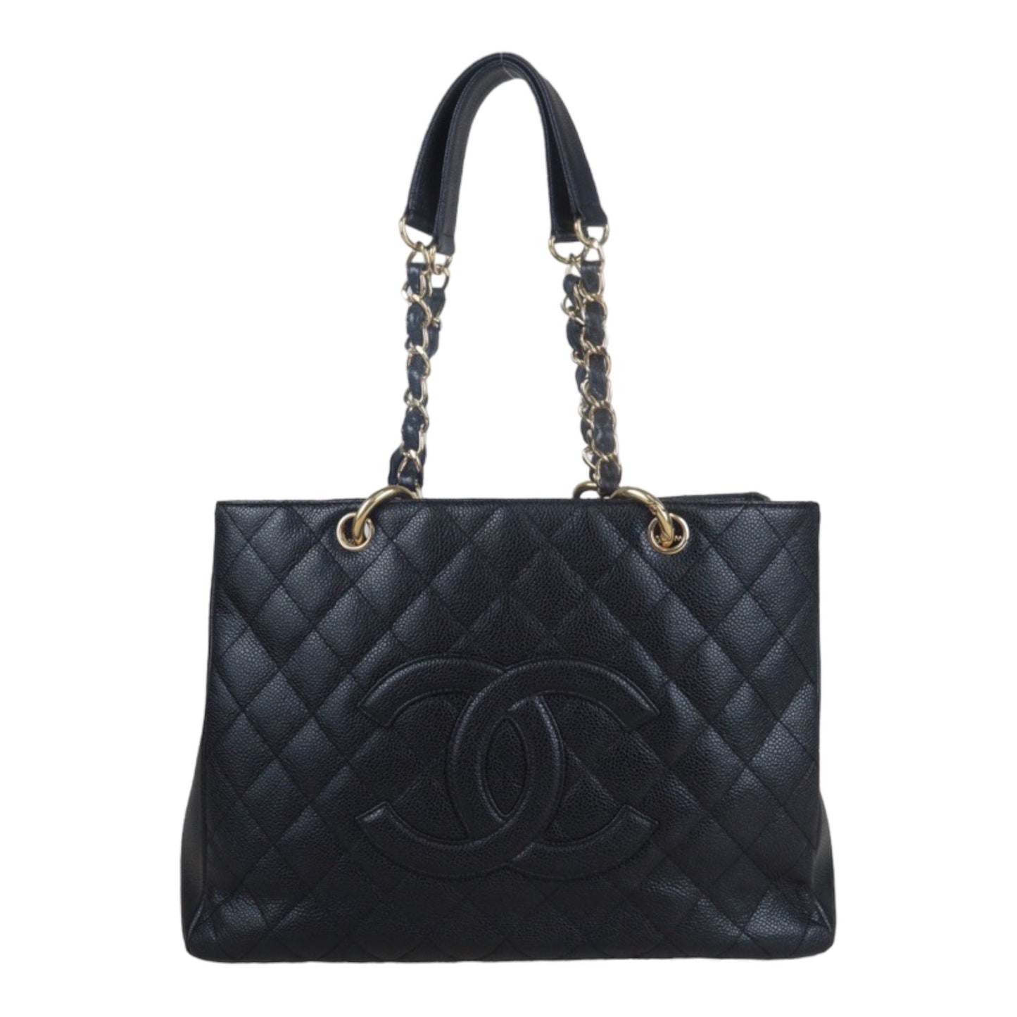 Rank AB ｜ CHANEL Matrasse GST Chain Tote Bag Caviar Skin Black ｜23082701