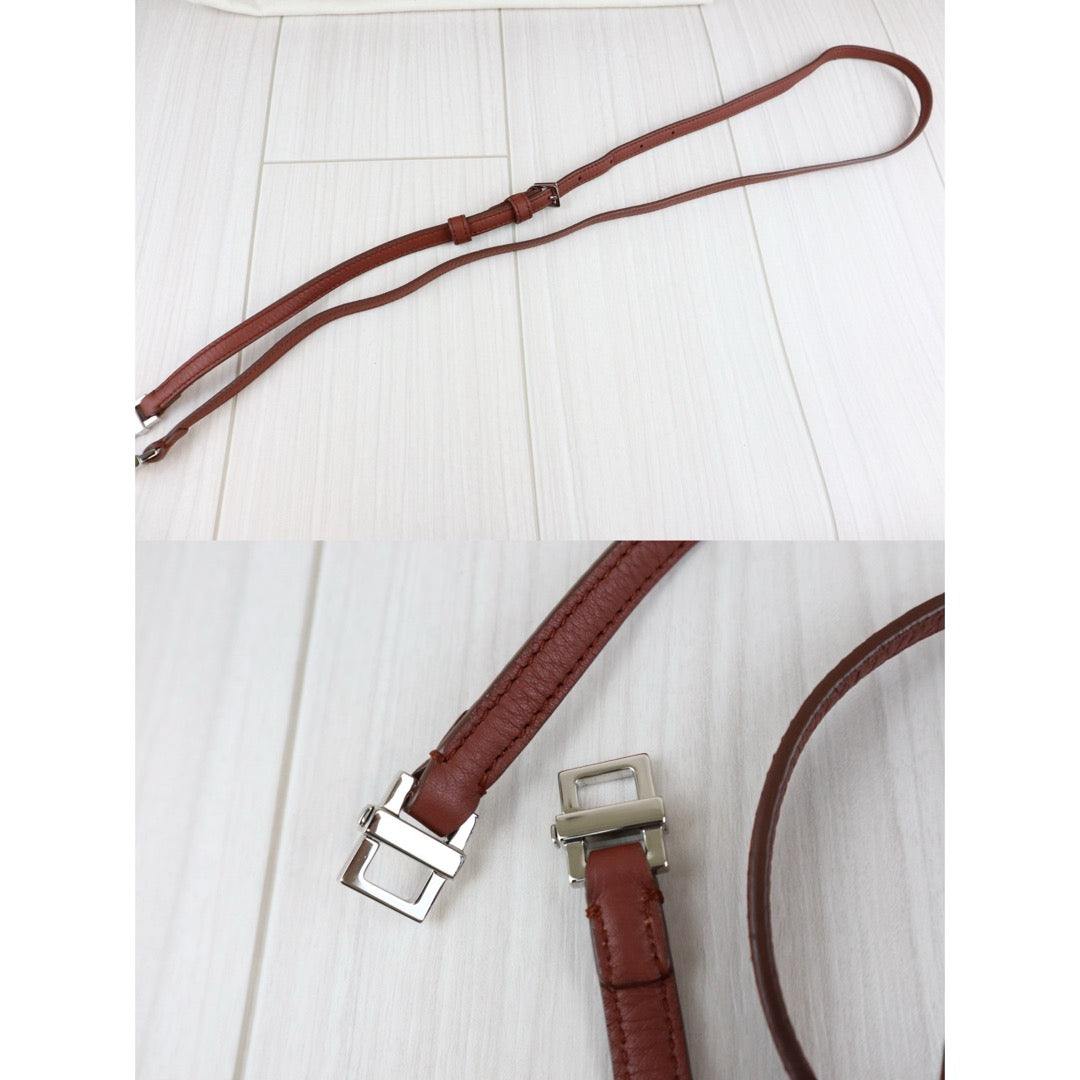 Excellent（Rank SA）｜Loro Piana Extra Pocket 19 Leather Top Handle Bag Shoulder Bag Brick Red ｜W25070804