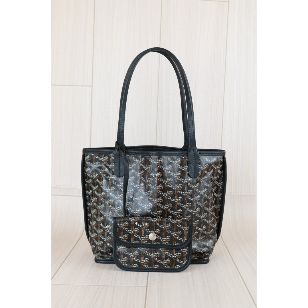 Very Good ( Rank A) ｜ Goyard Anyone Mini Tote Bag Black｜B24121307