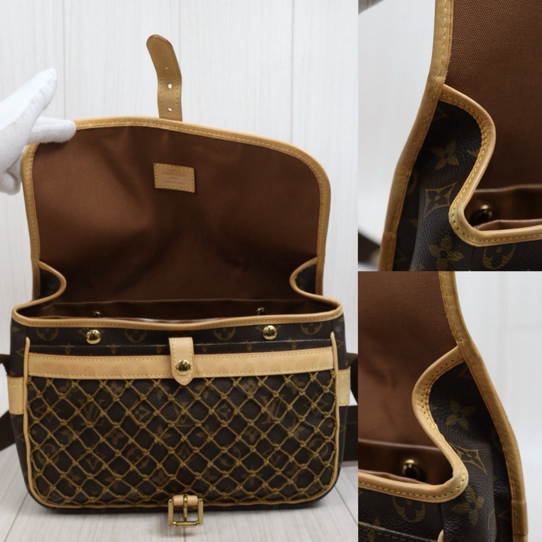 Include Entrupy Certificate of Authenticity｜Good ( Rank AB)｜Louis Vuitton Monogram Mesh Messenger ShoulderBag ｜26042817