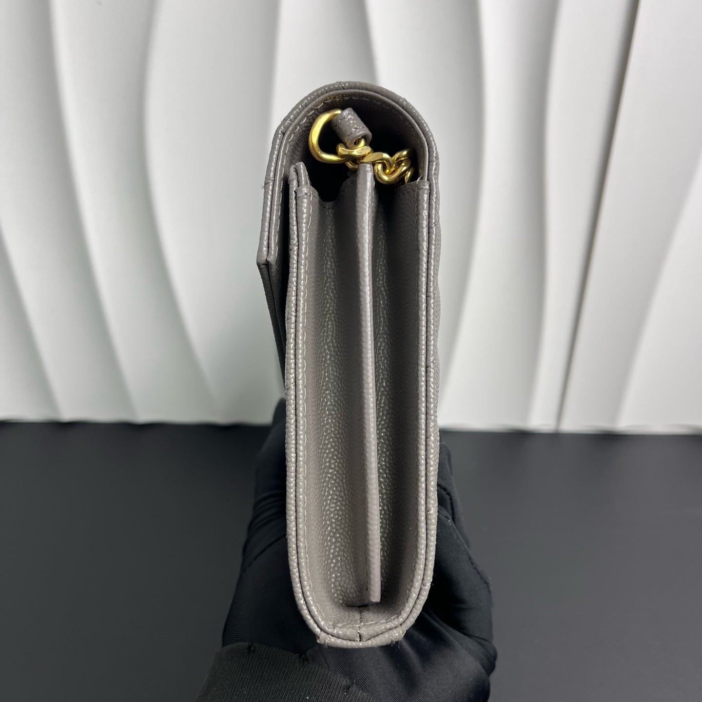 Saint Laurent YSL Caviar Skin Shoulder Bag