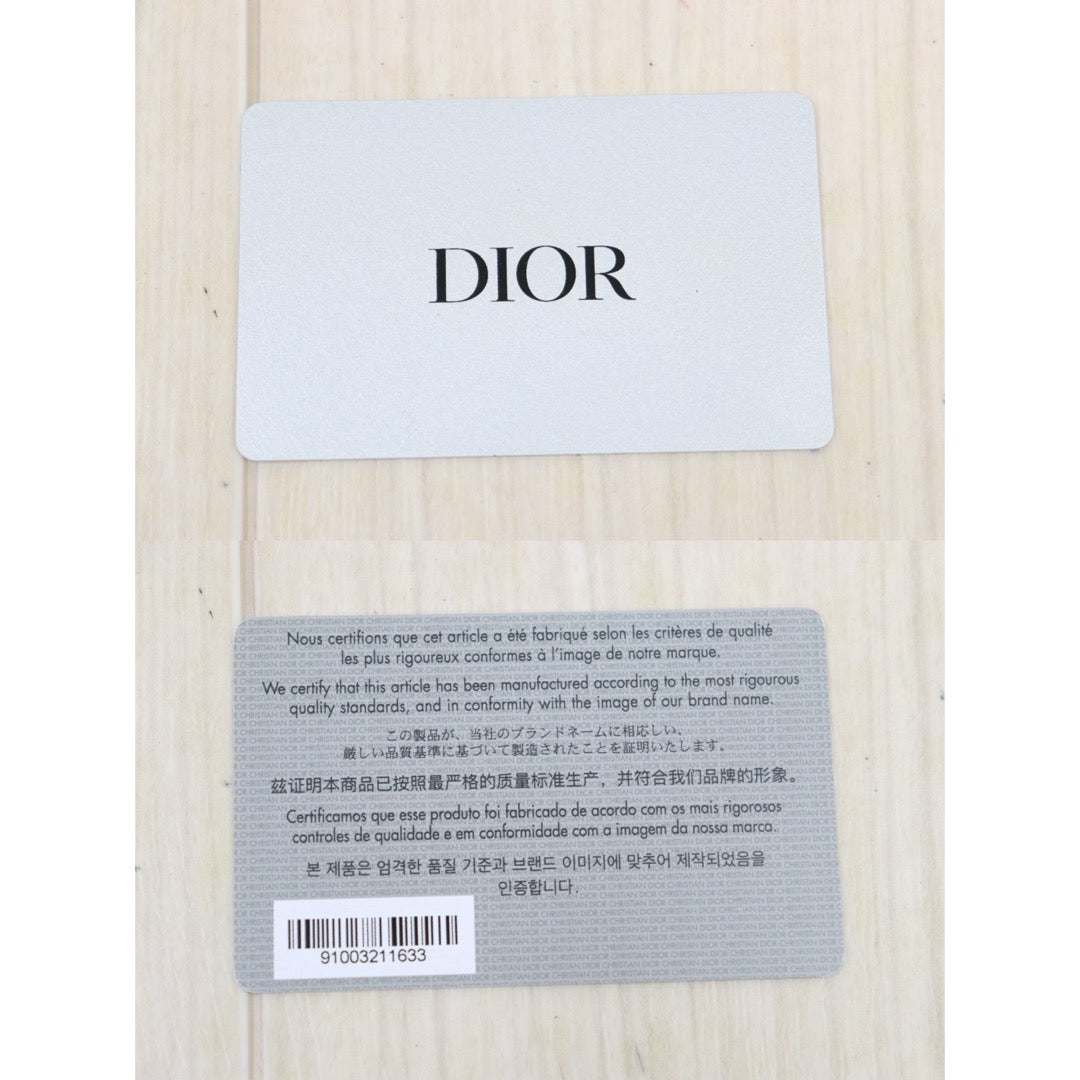 Very Good ( Rank A) ｜  Dior Mini Lady Dior Lamb Skin 2WAY Shoulder Bag Handbag Black  ｜S25110431