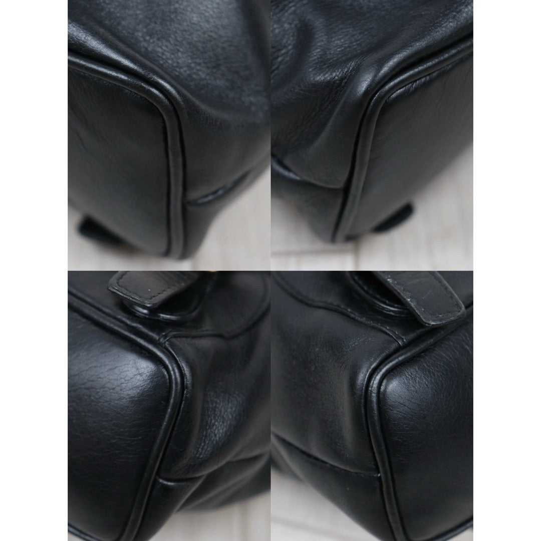 Good ( Rank AB)｜GUCCI Bamboo Calf Leather Mini Backpack Back｜25111901