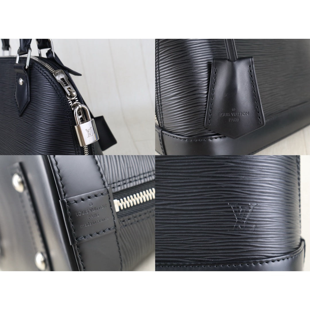 Very Good ( Rank A)｜LV Epi Alma BB HandBag Shoulder Bag Black IC Chips Model｜S25052803